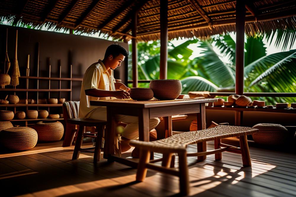 Master Coconut Craft: Join Our Roof And Furniture Making Classes In Malaysia
