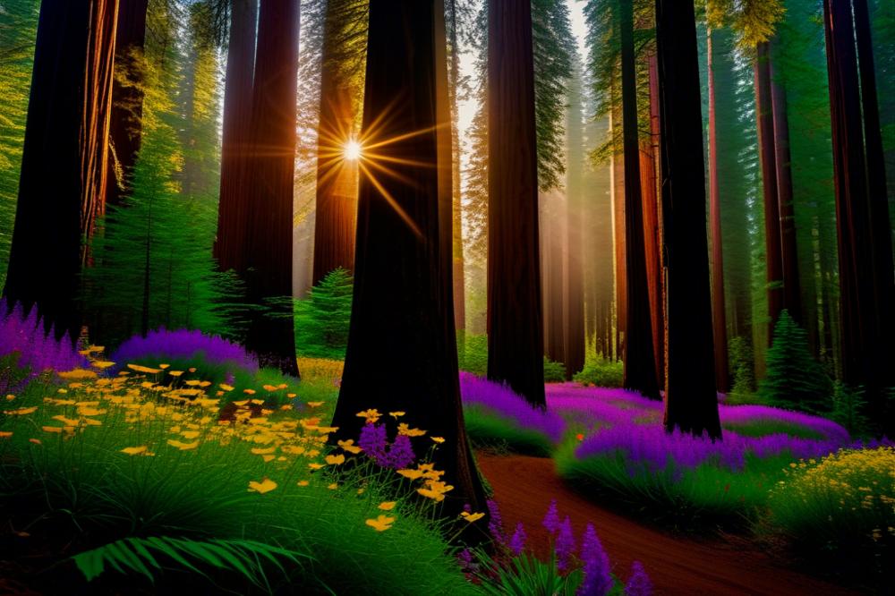Reviving Nature: The California Redwood Forest Recovery Through Replanting In Logged And Burned Areas